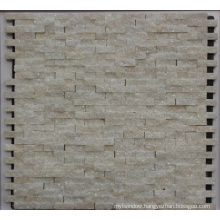 8mm White Stone Mosaic Tile